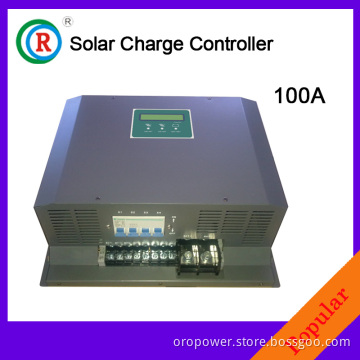 220V 100A PWM Solar Charge Controller with LCD+LED
